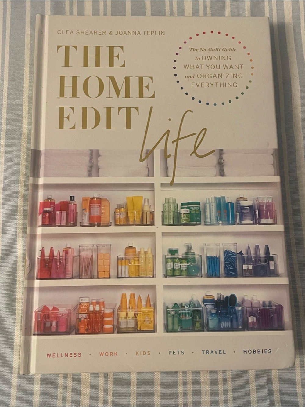 The Home Edit Life Hardcover Book - Multicolor Organizer Display